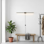 Linear Minimalist Wall-Mounted Plug-in Light Fixture Lighting Lobby