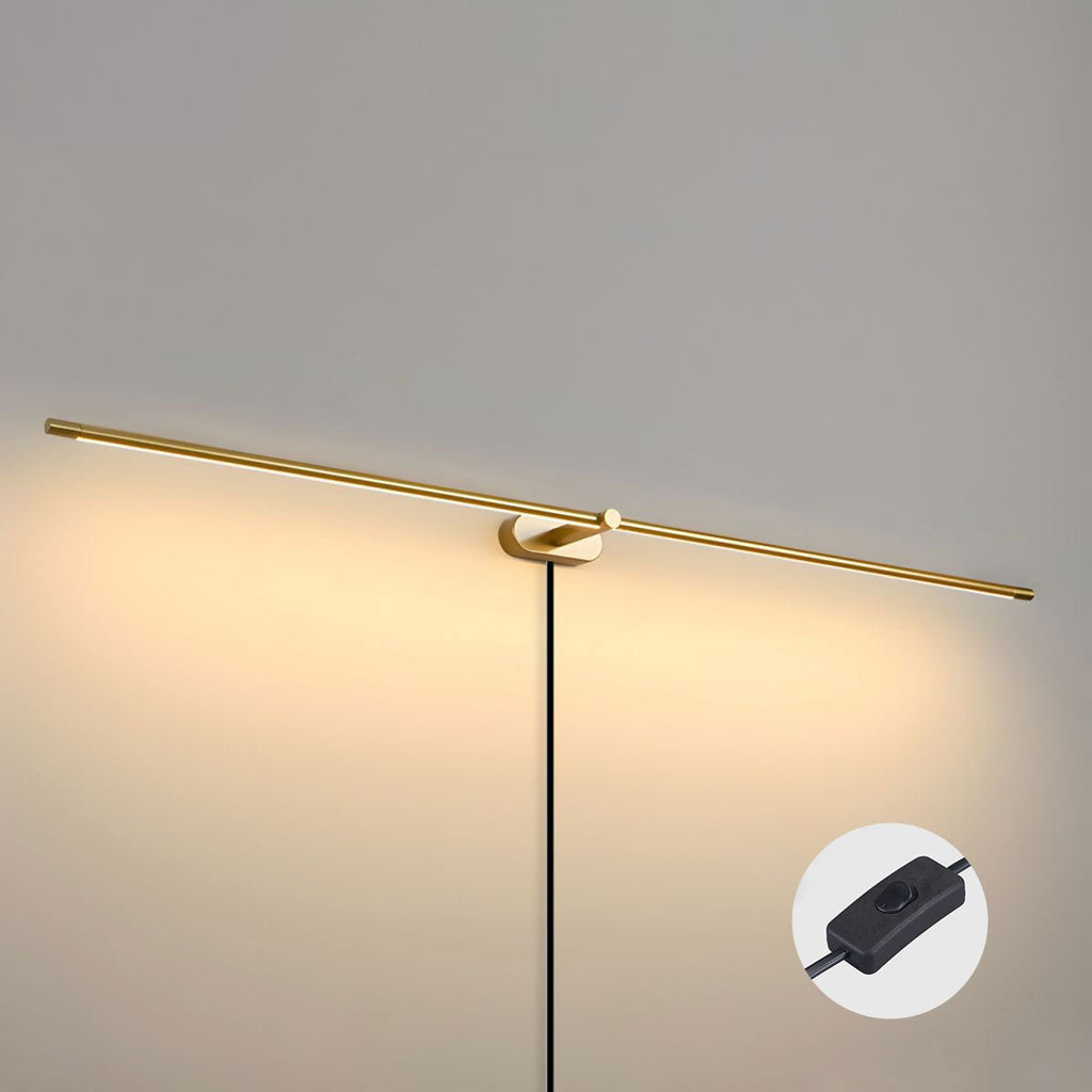 Linear Minimalist Wall-Mounted Plug-in Light Fixture Lighting Lobby