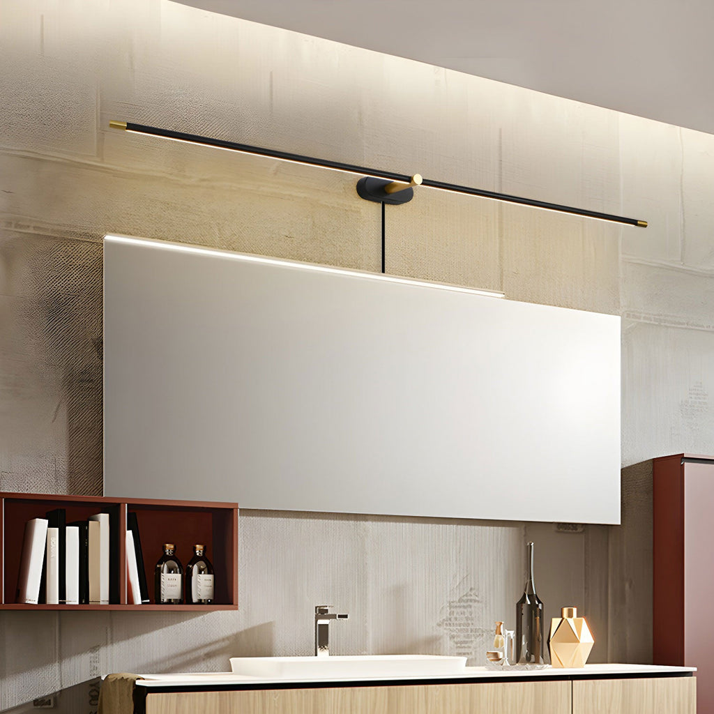 Linear Minimalist Wall-Mounted Plug-in Light Fixture Lighting Lobby