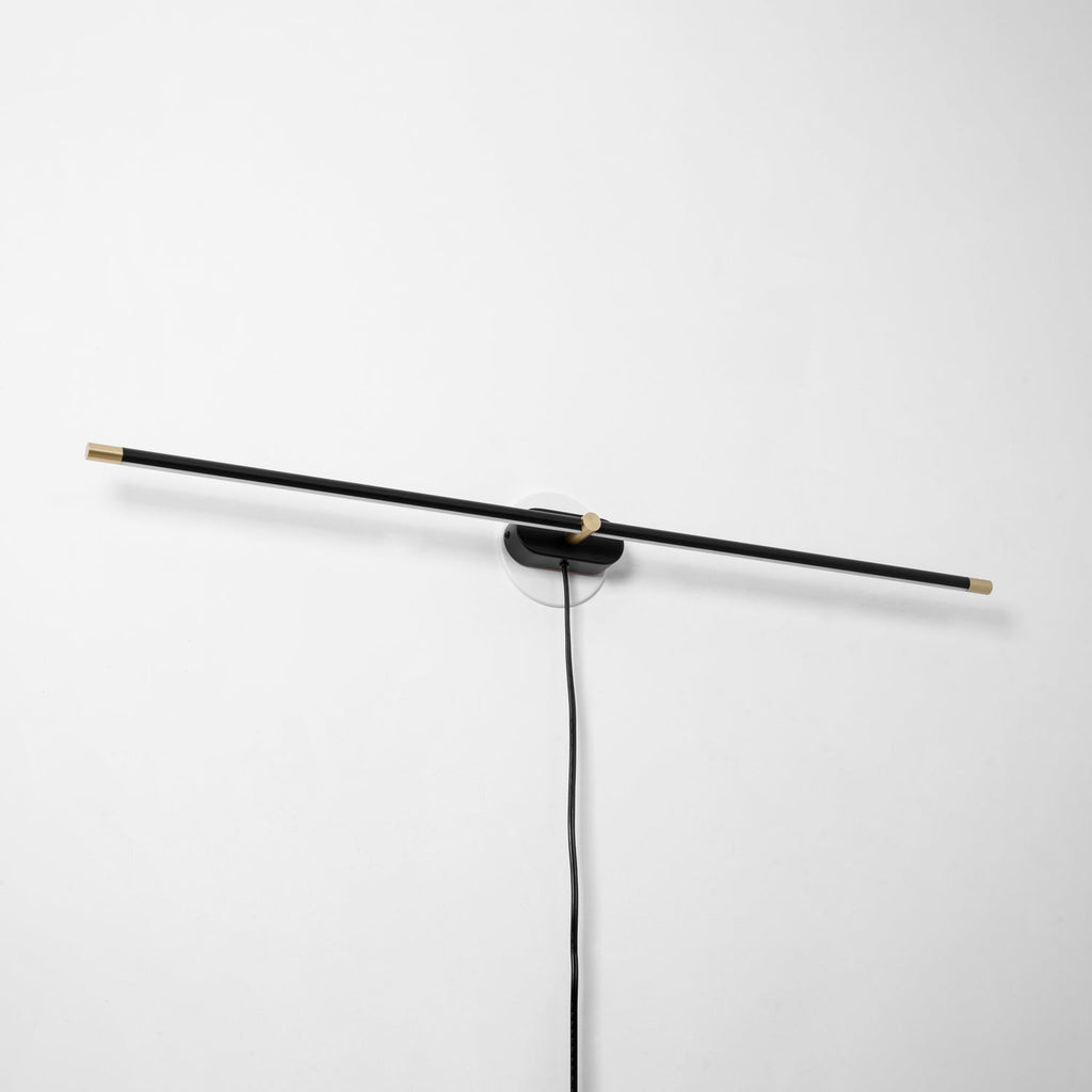 Linear Minimalist Wall-Mounted Plug-in Light Fixture Lighting Lobby