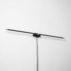 Linear Minimalist Wall-Mounted Plug-in Light Fixture Lighting Lobby