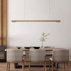 Linear Wooden Ceiling Suspension Light Lighting Lobby
