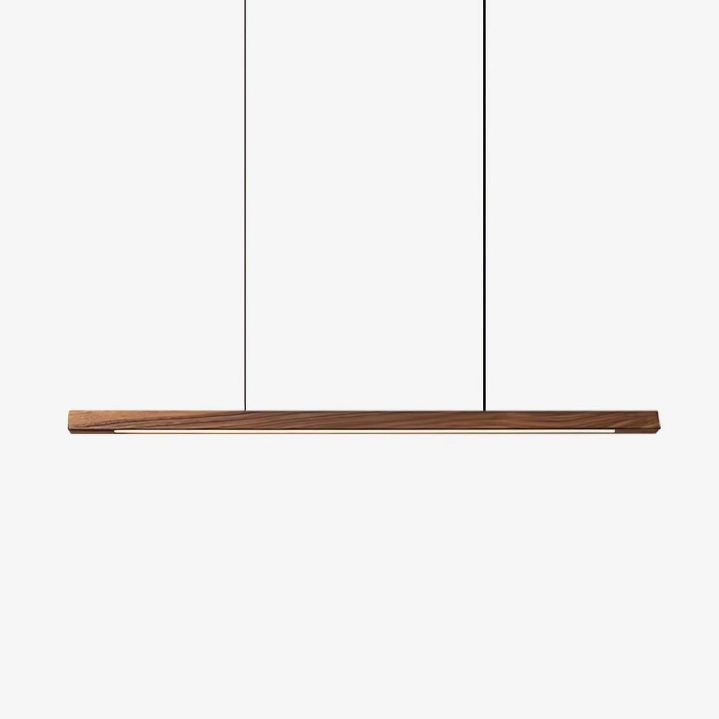 Linear Wooden Ceiling Suspension Light Lighting Lobby