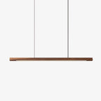 Linear Wooden Ceiling Suspension Light Lighting Lobby