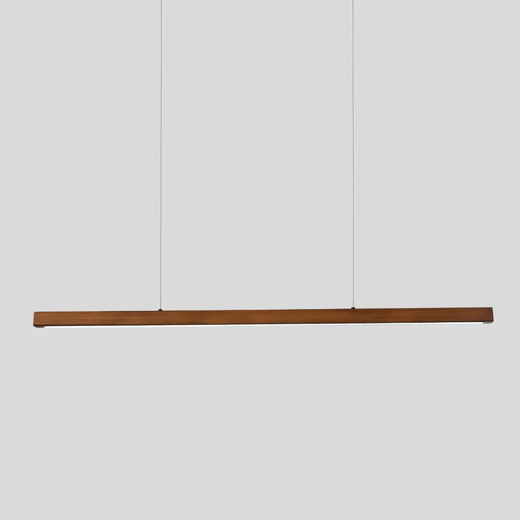 Linear Wooden Ceiling Suspension Light Lighting Lobby