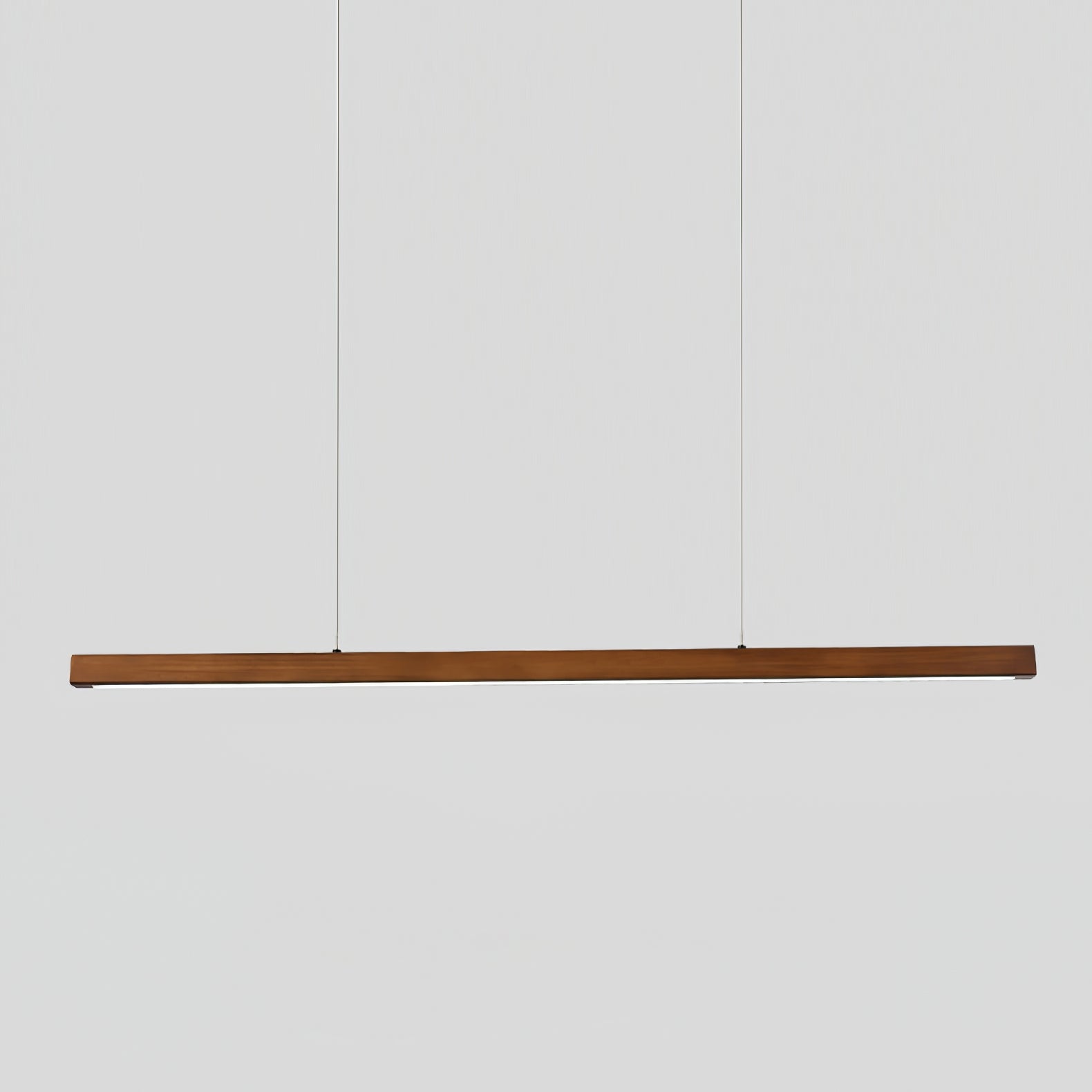 Linear Wooden Ceiling Suspension Light Lighting Lobby