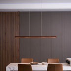 Linear Wooden Ceiling Suspension Light Lighting Lobby