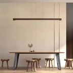 Linear Wooden Ceiling Suspension Light Lighting Lobby