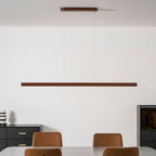 Linear Wooden Ceiling Suspension Light Lighting Lobby