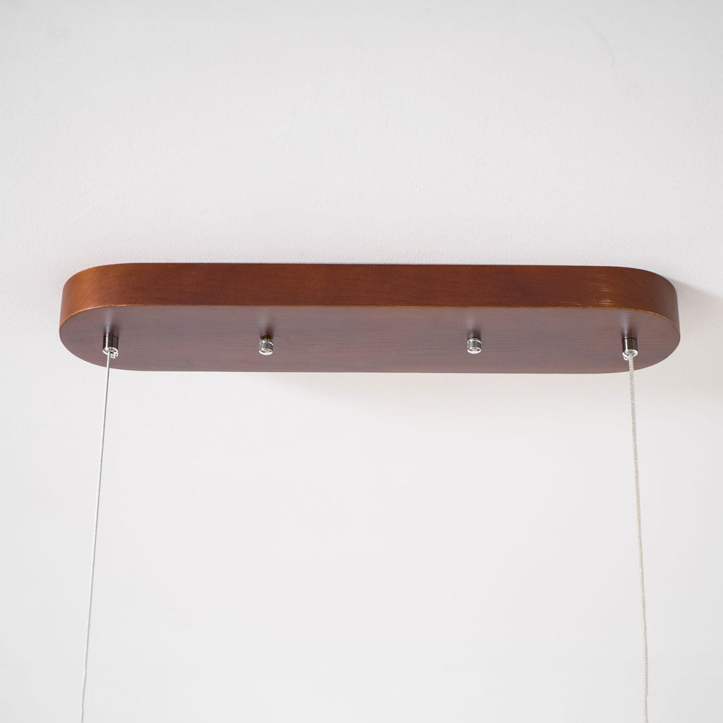 Linear Wooden Ceiling Suspension Light Lighting Lobby