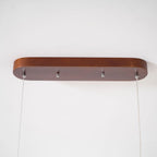 Linear Wooden Ceiling Suspension Light Lighting Lobby