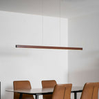 Linear Wooden Ceiling Suspension Light Lighting Lobby