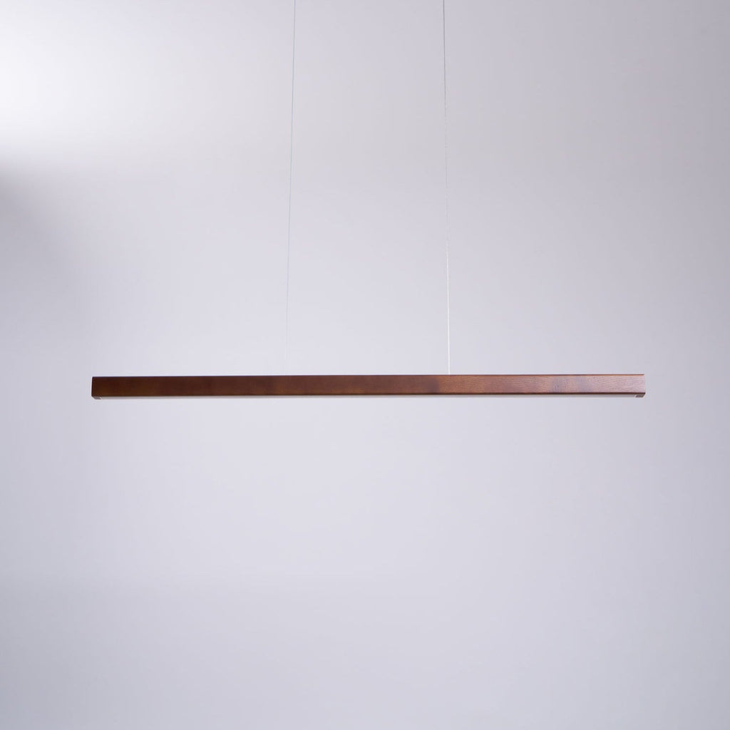 Linear Wooden Ceiling Suspension Light Lighting Lobby