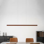 Linear Wooden Ceiling Suspension Light Lighting Lobby
