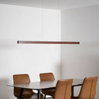 Linear Wooden Ceiling Suspension Light Lighting Lobby
