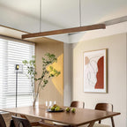 Linear Wooden Ceiling Suspension Light Lighting Lobby