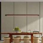 Linear Wooden Ceiling Suspension Light Lighting Lobby