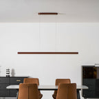 Linear Wooden Ceiling Suspension Light Lighting Lobby