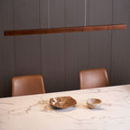 Linear Wooden Ceiling Suspension Light Lighting Lobby