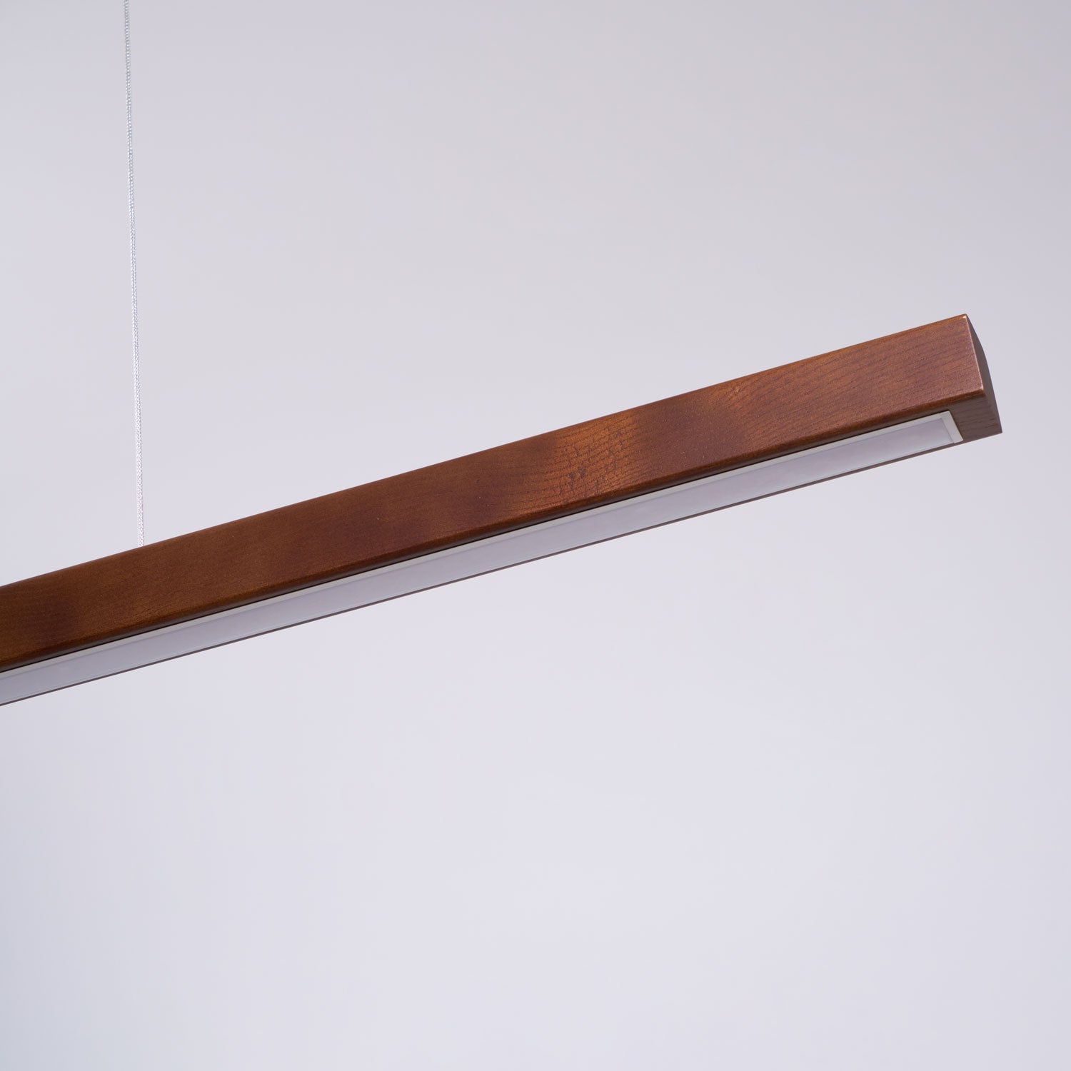 Linear Wooden Ceiling Suspension Light Lighting Lobby
