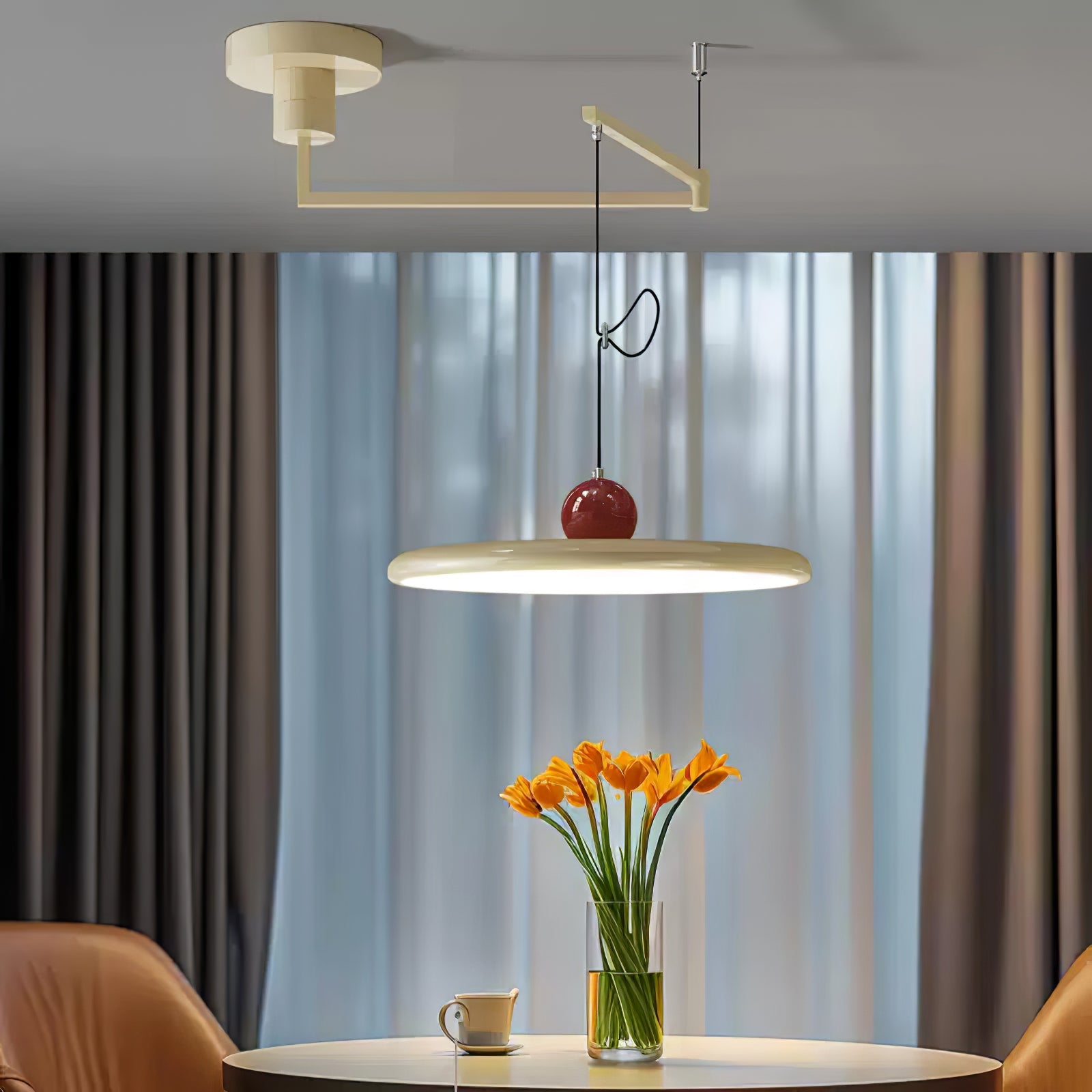 Lola Swing Ceiling Light Fixture Lighting Lobby