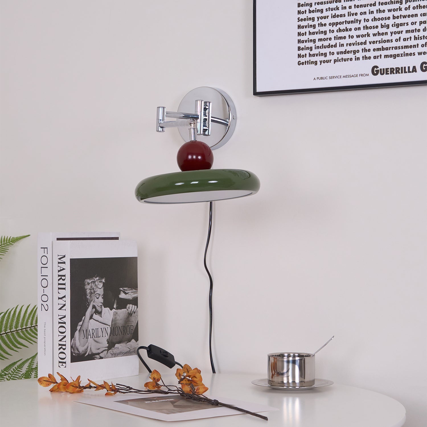 Lola Wall-Mounted Plug-In Light Lighting Lobby