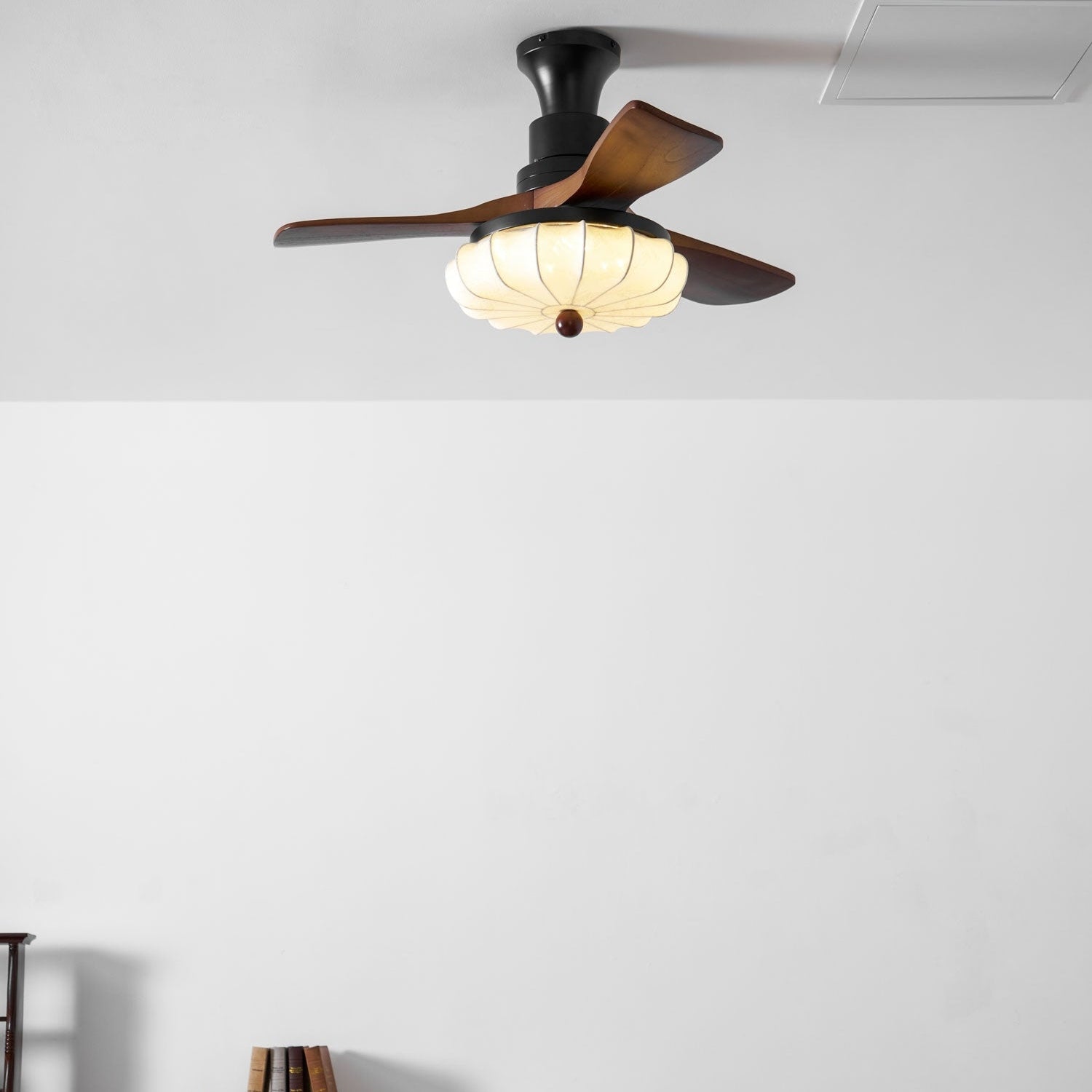 Lotus Blossom Ceiling Fan Fixture Lighting Lobby
