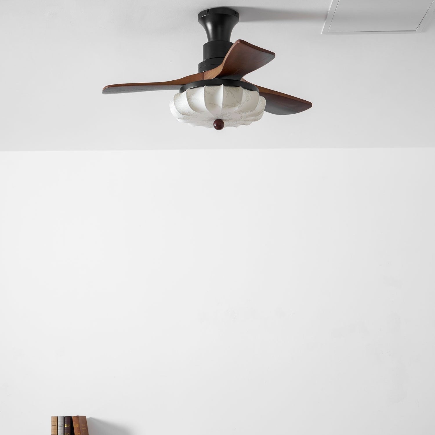 Lotus Blossom Ceiling Fan Fixture Lighting Lobby