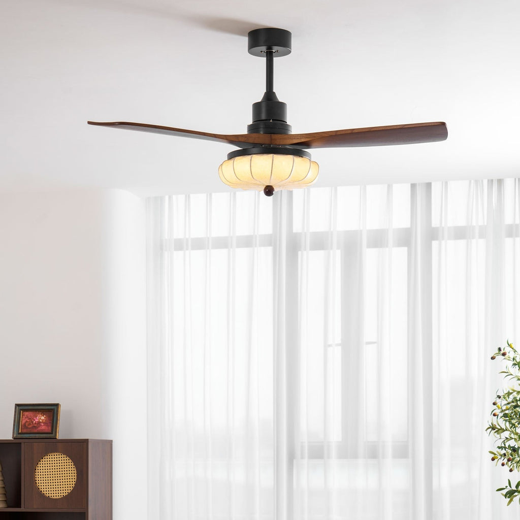 Lotus Blossom Ceiling Fan Fixture Lighting Lobby