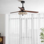 Lotus Blossom Ceiling Fan Fixture Lighting Lobby