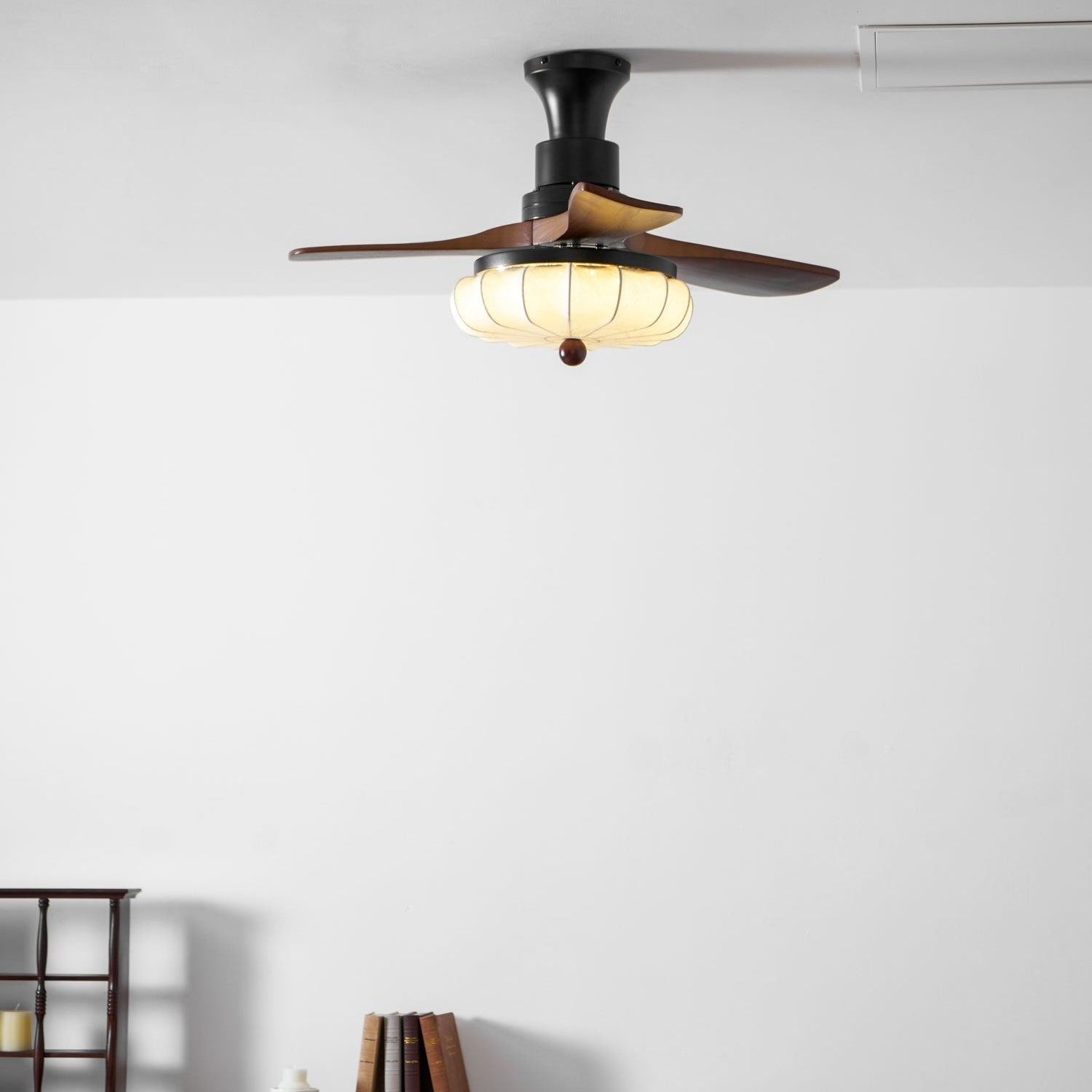 Lotus Blossom Ceiling Fan Fixture Lighting Lobby
