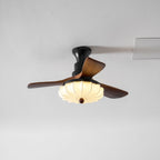Lotus Blossom Ceiling Fan Fixture Lighting Lobby