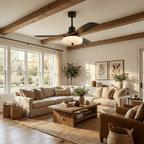 Lotus Blossom Ceiling Fan Fixture Lighting Lobby