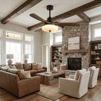 Lotus Blossom Ceiling Fan Fixture Lighting Lobby