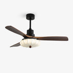Lotus Blossom Ceiling Fan Fixture Lighting Lobby