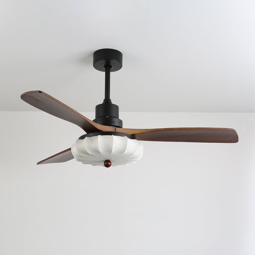 Lotus Blossom Ceiling Fan Fixture Lighting Lobby