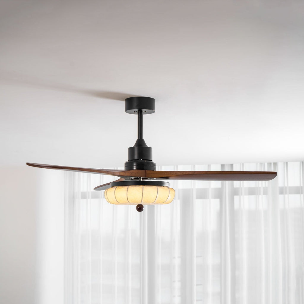 Lotus Blossom Ceiling Fan Fixture Lighting Lobby