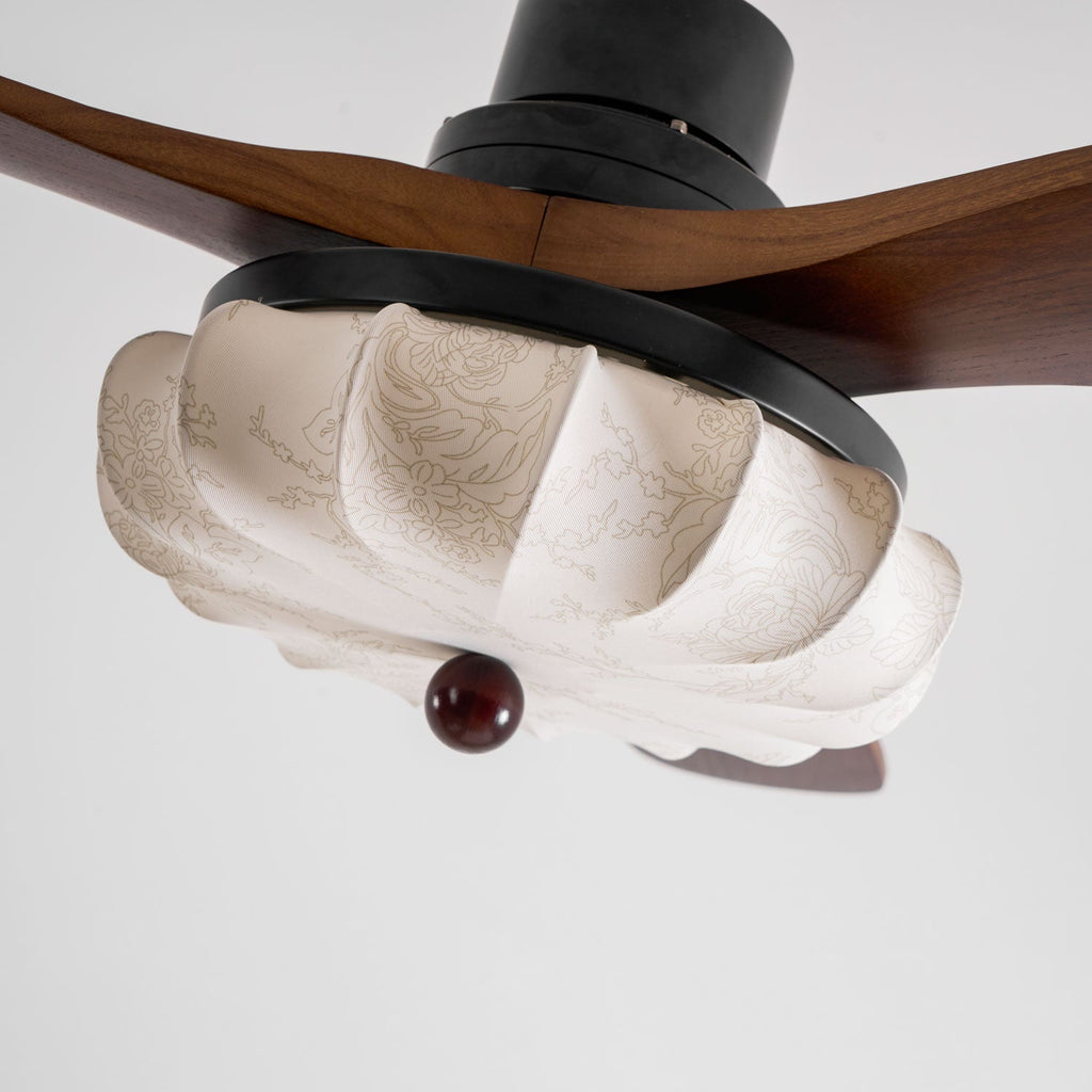 Lotus Blossom Ceiling Fan Fixture Lighting Lobby
