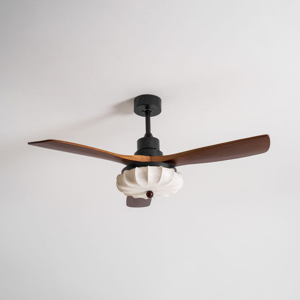Lotus Blossom Ceiling Fan Fixture Lighting Lobby