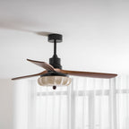 Lotus Blossom Ceiling Fan Fixture Lighting Lobby