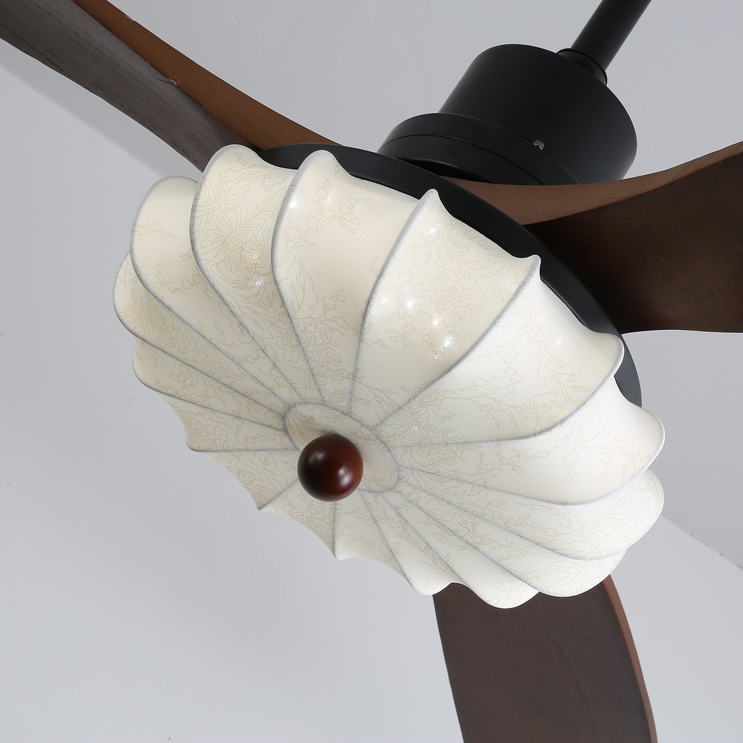 Lotus Blossom Ceiling Fan Fixture Lighting Lobby