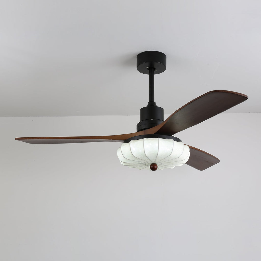 Lotus Blossom Ceiling Fan Fixture Lighting Lobby