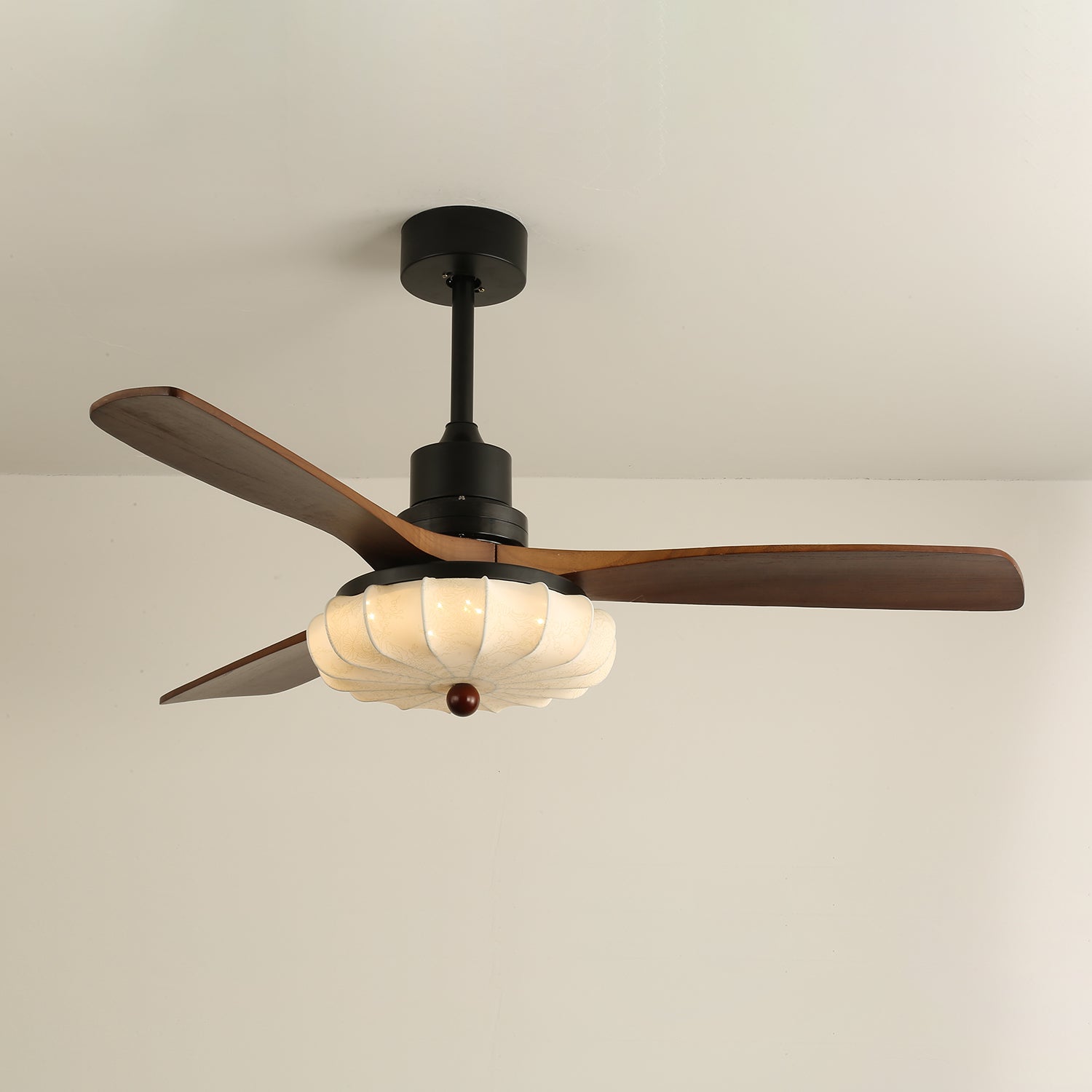 Lotus Blossom Ceiling Fan Fixture Lighting Lobby