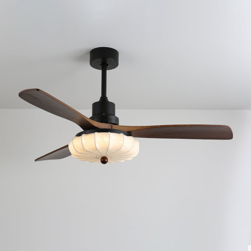 Lotus Blossom Ceiling Fan Fixture Lighting Lobby
