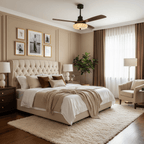 Lotus Blossom Ceiling Fan Fixture Lighting Lobby