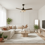Lotus Blossom Ceiling Fan Fixture Lighting Lobby