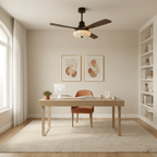 Lotus Blossom Ceiling Fan Fixture Lighting Lobby