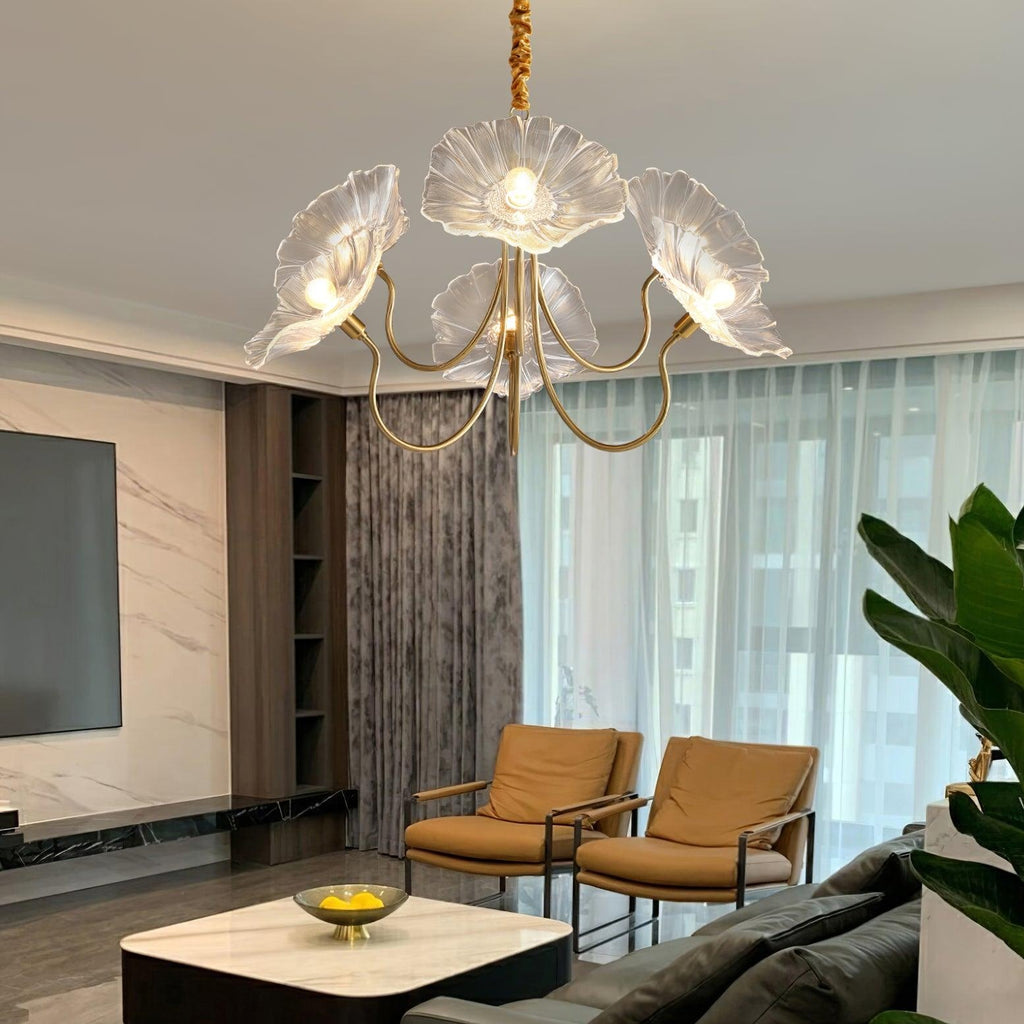 Lotus Leaf Ceiling Suspension Lighting Lobby
