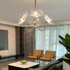 Lotus Leaf Ceiling Suspension Lighting Lobby