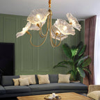 Lotus Leaf Ceiling Suspension Lighting Lobby